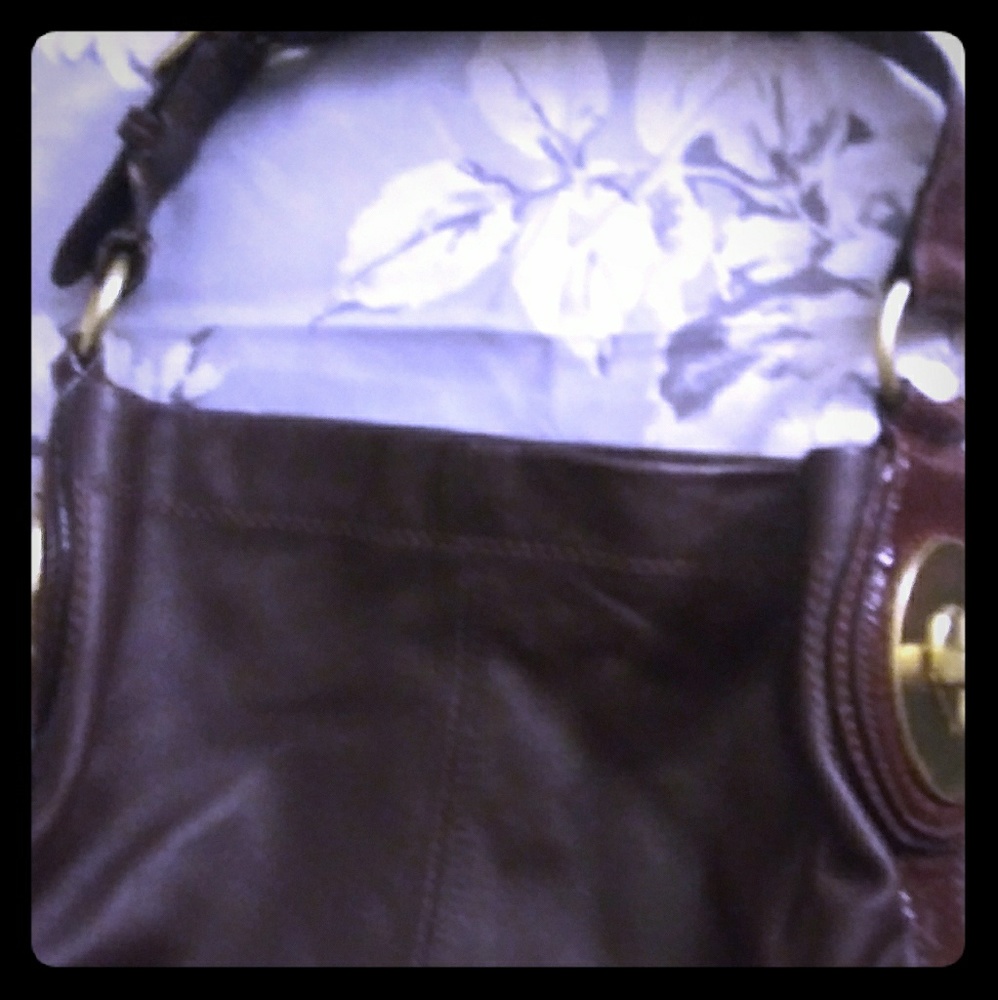 Coach brown shoulder bag